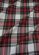 Tartan Polyviscose Fabric 58" (145cms) Scottish Fashion Plaid Check Woven D