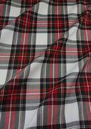 Dress Stewart Tartan Fashion Fabric 58" (145 cms) Wide Scottish Plaid/Check Polyviscose Woven Fabric ideal for Fashiona and Upholstery