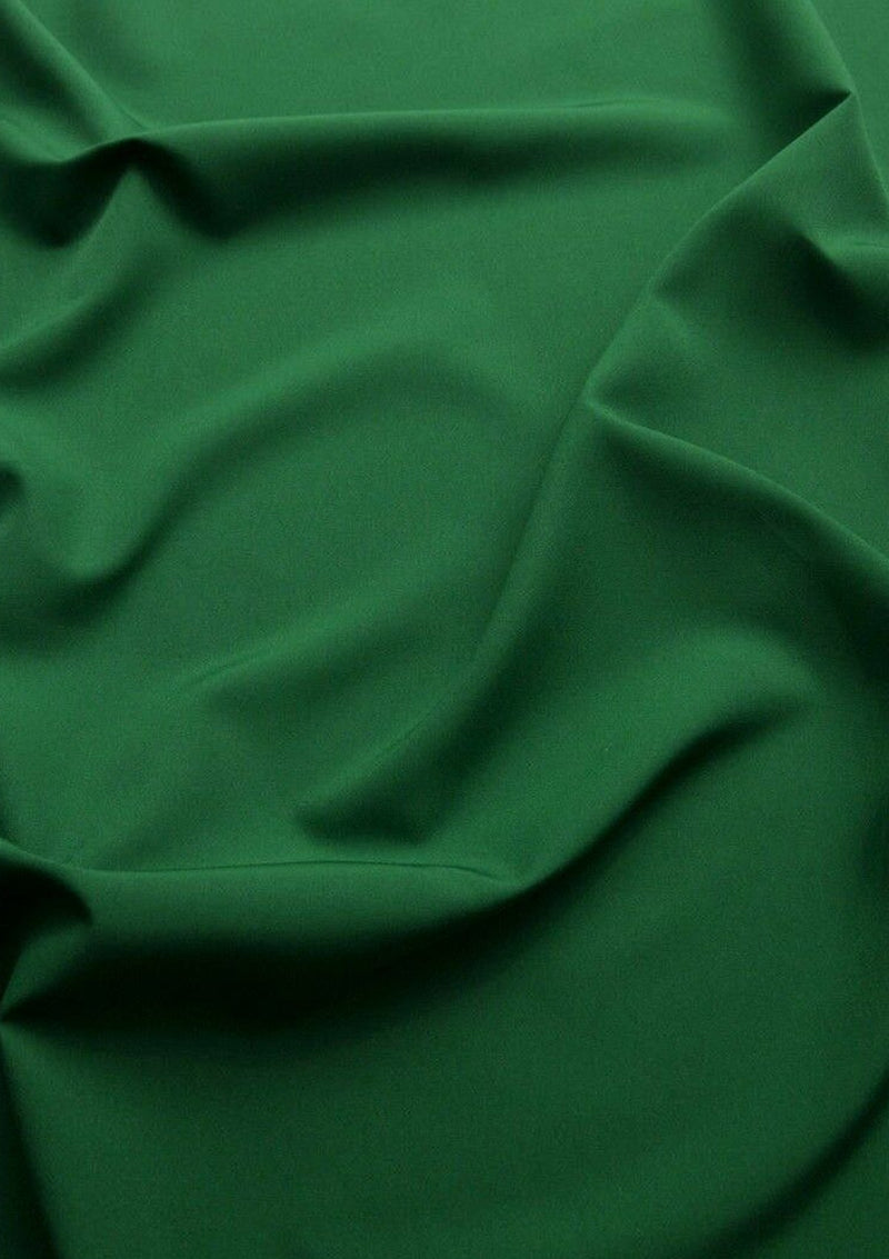 Evergreen Crepe Dress Fabric Soft Touch Multiversatile Use Linings/craft/ 44/45"