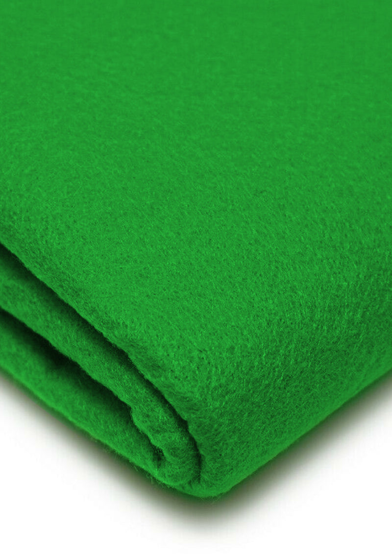 Emerald Green Felt Fabric 60" (150cms) Wide 1mm Thick for School Projects. Sewing, Decoration, Craft Supplies, Table Cover & Art Projects