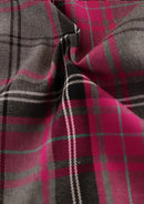 Tartan Polyviscose Fabric 58" (145cms) Scottish Fashion Plaid Check Woven D