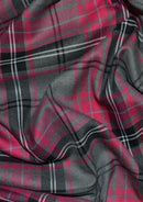 Tartan Polyviscose Fabric 58" (145cms) Scottish Fashion Plaid Check Woven D