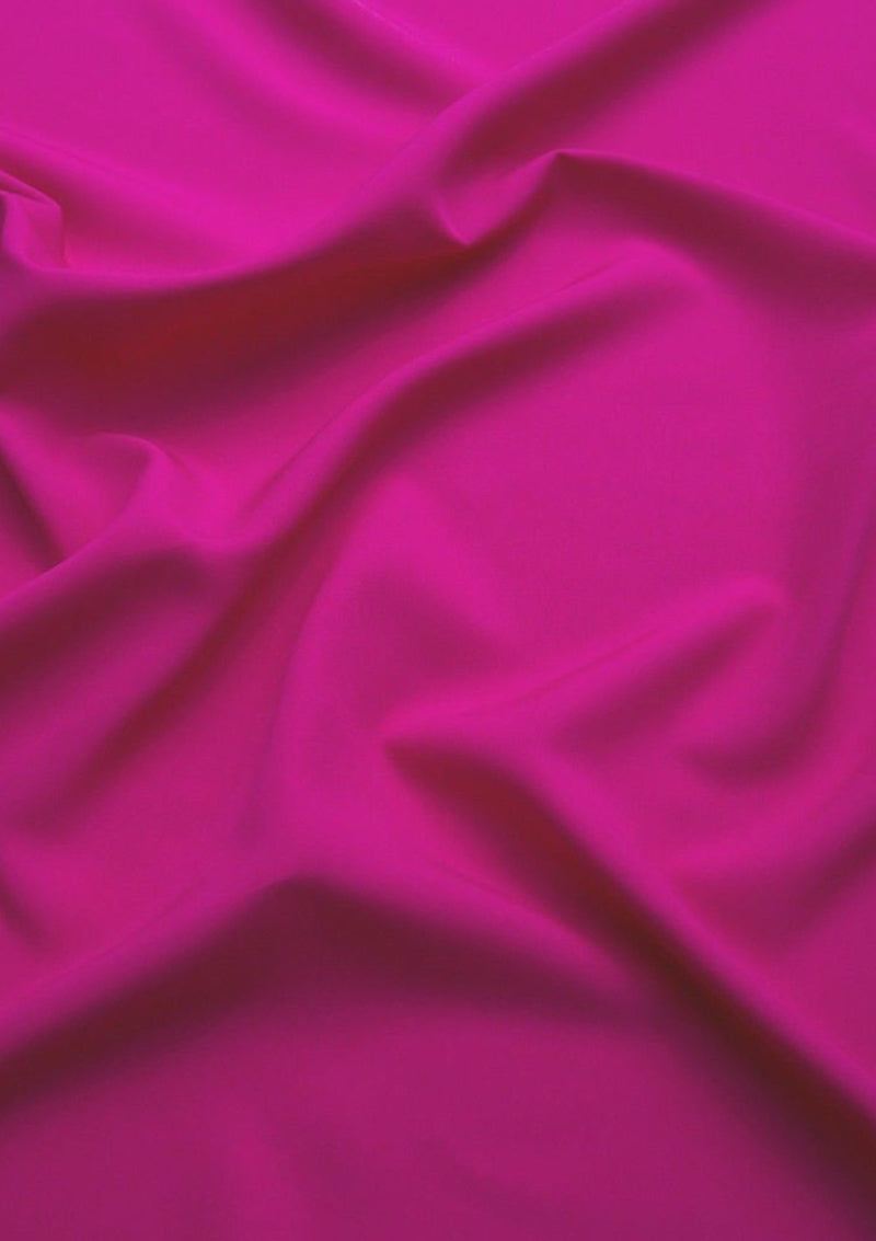 Fuchisa Pink Crepe Dress Fabric Soft Touch Multiversatile Use Linings/craft/ 44/45"
