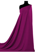 Fuchsia Pink Koshibo Crepe Fabric 60" (150cms) Plain Dyed 100% Polyester Dress/Craft/Fashion