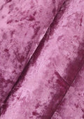 Grape Premium Crushed Velvet 1 Way Stretch Fabric Dress Craft Wedding Cushion 60" - 150cm Wide Per Metre