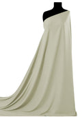 Ivory Koshibo Crepe Fabric 60" (150cms) Plain Dyed 100% Polyester Dress/Craft/Fashion