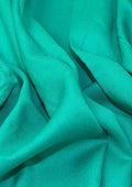 Jade Green 60" Luxury Marina Viscose Twill Non Stretch Plain Fabric Dressing & Crafting