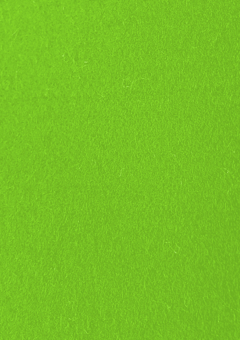 Lime Green Felt Fabric 60" (150cms) Extra Wide 1-2mm Thick for School Projects. Sewing, Decoration, Craft Supplies, Table Cover & Art Projects