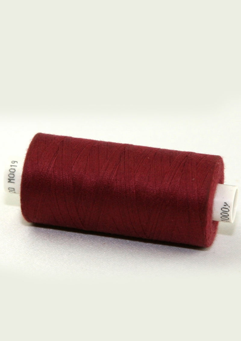 Wine Moon Thread 1000yds by Coats, Superb Value