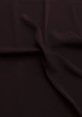Crepe De Chine Dress Fabric Maroon Silky Plain Dyed Oeko-tex 44/45" Wide Craft