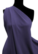 Viscose Dress Fabric Aubergine 56" Wide Luxury Non Stretch Dressing Crafting Material