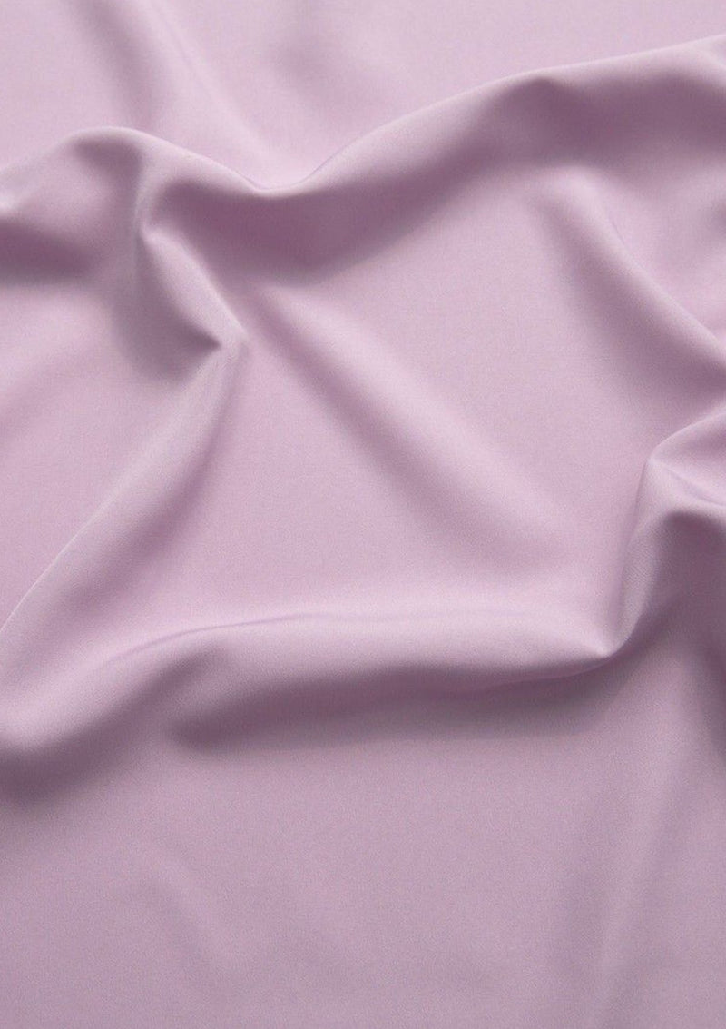 Mauve Crepe Dress Fabric Soft Touch Multiversatile Use Linings/craft/ 44/45"