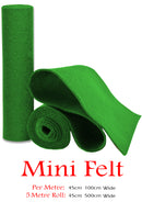 Meadow Felt Fabric Baize 100% Acrylic Material Arts Crafts Sewing Decoration 1mm Thickness | 100cm x 45cm Wide | Sold by The Metre & Roll