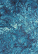 John Louden 100% 45" Cotton Voile Batik Leaf Print D