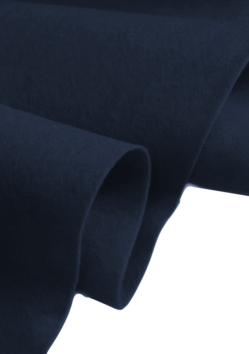 Navy Blue Felt Fabric 60" (150cms) Extra Wide 1-2mm Thick for School Projects. Sewing, Decoration, Craft Supplies, Table Cover & Art Projects