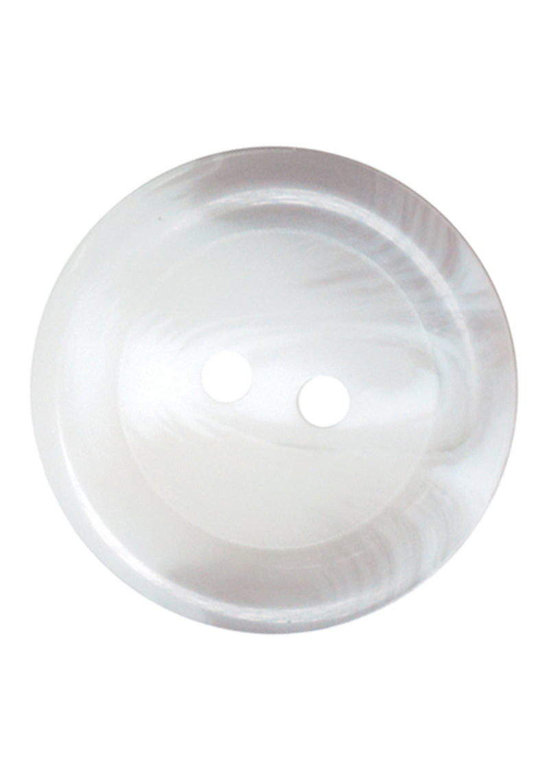 Two Hole Pearlised Circle Button Size 18