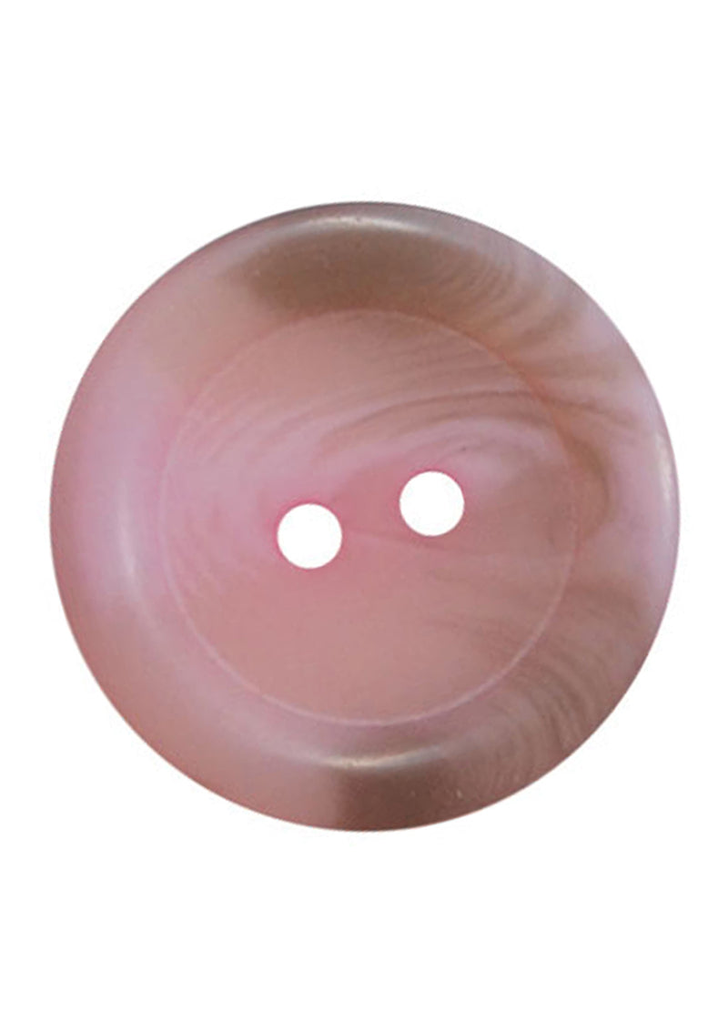 Two Hole Pearlised Circle Button Size 18
