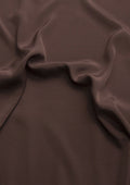Crepe De Chine Dress Fabric Peppercorn Silky Plain Dyed Oeko-tex 44/45" Wide Craft