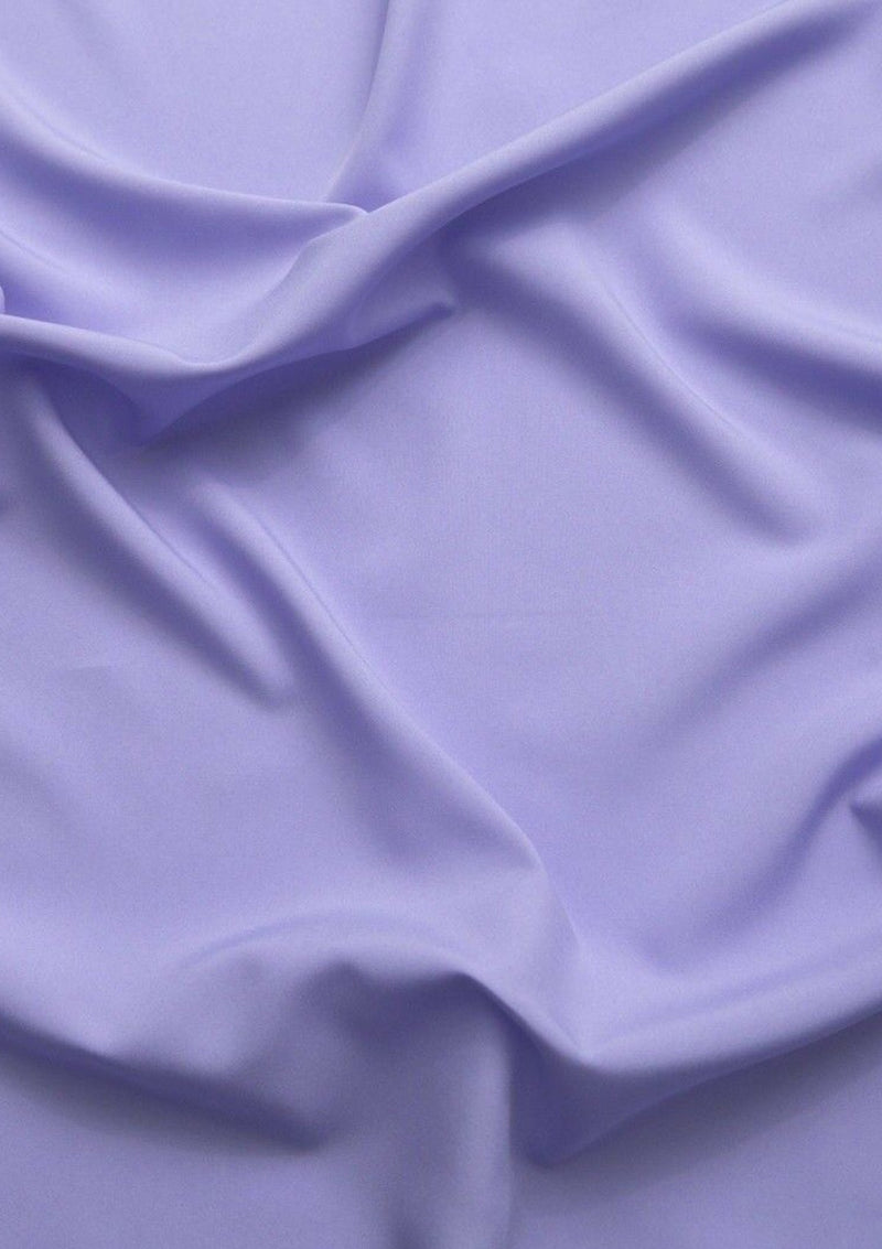 Periwinkle Crepe Dress Fabric Soft Touch Multiversatile Use Linings/craft/ 44/45"