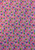 100% 45"Craft Cotton Poplin Print Novelty House Tornado Print D#122