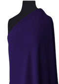 High Twist Crepe Fabric Purple Plain 60" Textured 100% Polyester Dress/craft/fashion