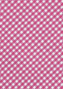 Medium Check 1/8" Hot Pink 45" Wide Gingham Polycotton Fabric Check Material Dress Crafts Uniform