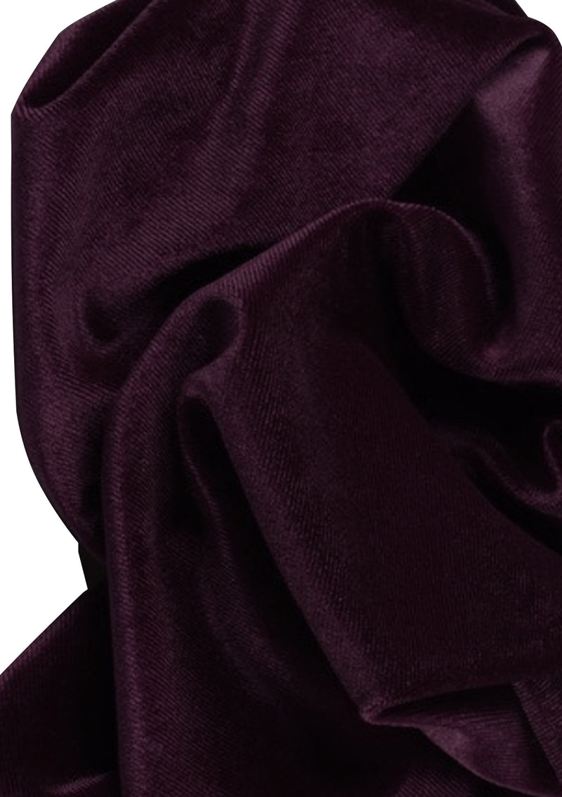 Premium Spandex 2-way Stretch Velvet Plain Dyed 58" Dress, Garments & Cushions