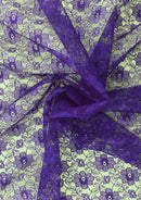 Floral Budget Lace Fabric 45" Wide Wedding Clothing Crafts Dressmaking Per Metre