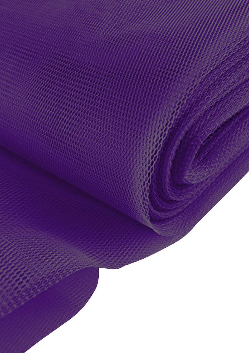 Purple Dress Net Fabric Tulle Mesh Dancewear 60" Stiff Bridal Dress Gown Tutu Per Metre