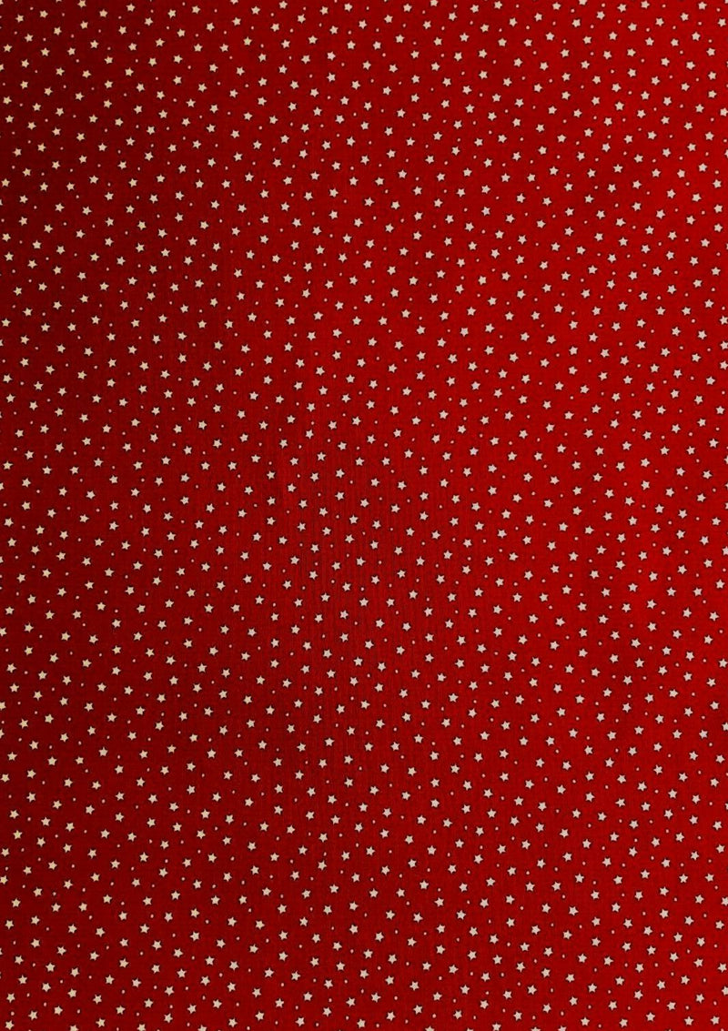 100% 45" Craft Cotton Poplin Printed Fabric Mini Stars & Dots D