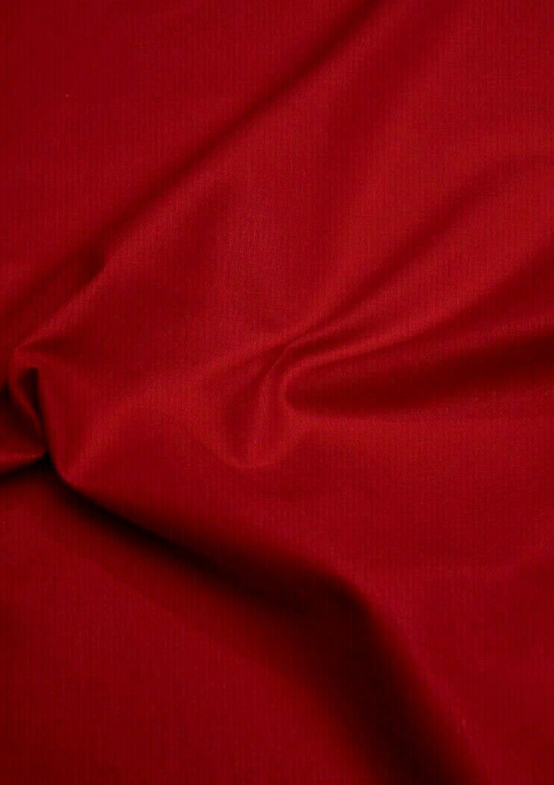 Red Muslin 100% Cotton Fabric Craft, Wedding, Dress & Craft Oeko-tex 45" Wide