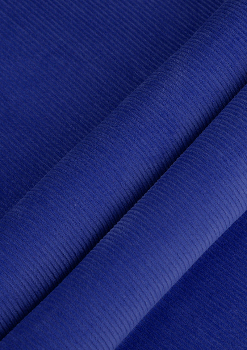 Royal Blue 58" (147cms) 100% Cotton Corduroy Fabric 8 Wale Material Dressmaking / Clothing