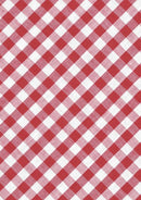 Large Check 1/4" Red 45" Wide Gingham Polycotton Fabric Check Material Dress Crafts Uniform