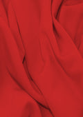 Red 60" (150cms) Sienna Crepe Plain Dyed Luxury Soft Feel Fabric Dress/craft/fashion