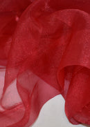 Crystal Organza Sparkle Fabric 58" Wide Wedding Decorations Polyester Material