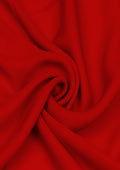 Red 60" Luxury Soft Touch Florenza Crepe Fabric Dress & Craft Non Stretch