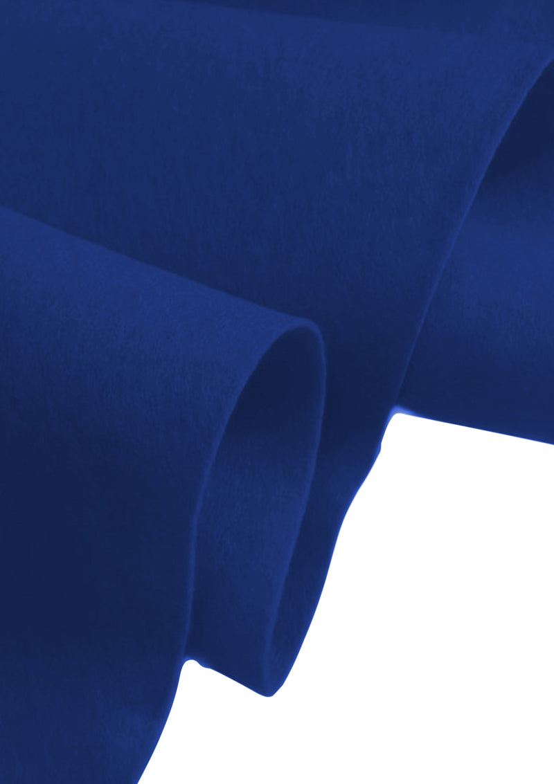 Royal Blue Felt Fabric 60" (150cms) Extra Wide 1-2mm Thick for School Projects. Sewing, Decoration, Craft Supplies, Table Cover & Art Projects