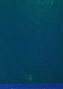 Blue Green 44" Computer Foil Pin Dot Metallic Fabric High Shine Dressing Dance Costume