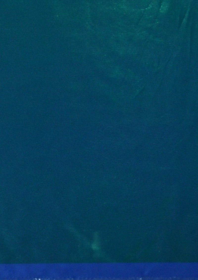 Blue Green 44" Computer Foil Pin Dot Metallic Fabric High Shine Dressing Dance Costume