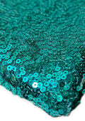 Sequins 3mm Allover Embroidered Fabric on Tulle/Net Material for Decor, Sewing, Dress, Tablecloths & Craft | 52" - 132cms Usable Width | Sold by The Metre