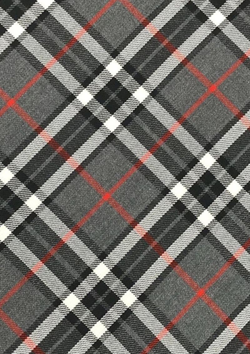 Tartan Polyviscose Fabric 58" (145cms) Scottish Fashion Plaid Check Woven D