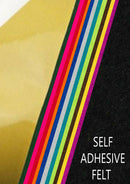 Off White Adhesive Felt Fabric 100% Acrylic UK Made EN71 Certified Sticky Back Material for Arts & Crafts 1mm Thickness | 100cm x 45cm Wide | Sold by The Metre & Roll