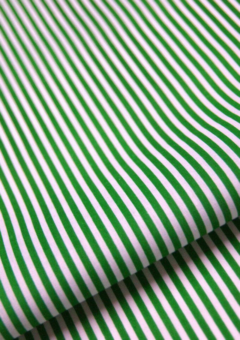 Candy Stripes Polycotton Print Fabric Horizontal 3mm Stripes 45" Crafting D