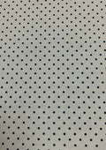 100% 45" Craft Cotton Poplin Print Mini Polka Dots 3mm Contrast D#48
