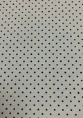 100% 45" Craft Cotton Poplin Print Mini Polka Dots 3mm Contrast D#48