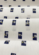 Floral Polycotton Print Fabric Blended Dyed 57" Width Crafting Dressing Material D