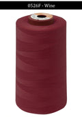 Wine Coats Cometa Overlocking Thread Cones - 5000 Metre Per Spool