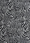 100% 45" Craft Cotton Poplin Safari Zebra Skin Printed Fabric Face Mask Use D