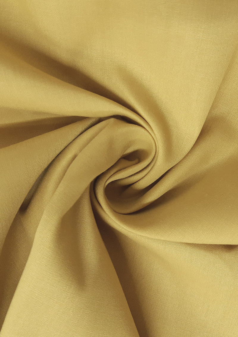 Beige Cotton Fabric 100% Cotton Poplin Plain Oeko-Tex Certified Fabric for Dressmaking, Craft, Quilting & Facemasks 45" (112 cms) Wide Per Metre