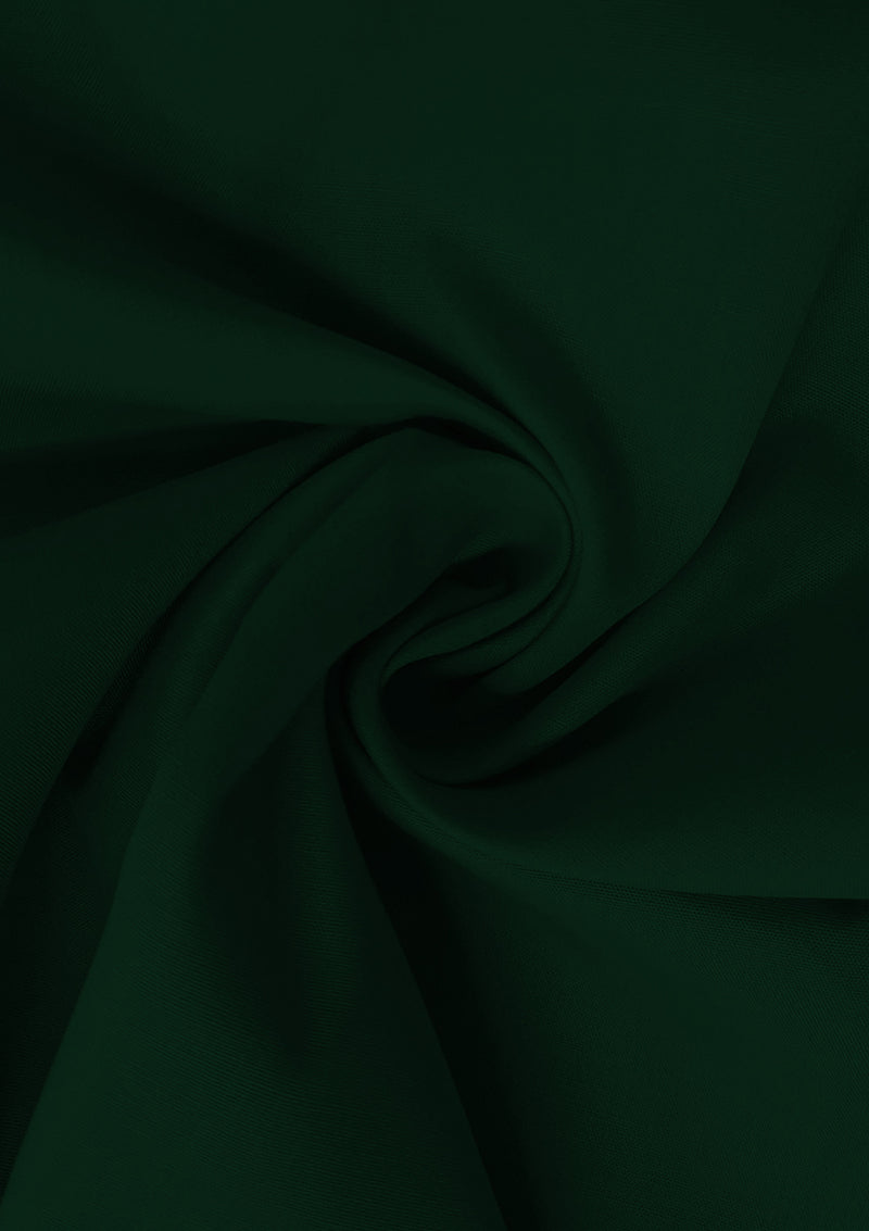 Bottle Green Cotton Fabric 100% Cotton Poplin Plain Oeko-Tex Certified Fabric for Dressmaking, Craft, Quilting & Facemasks 45" (112 cms) Wide Per Metre